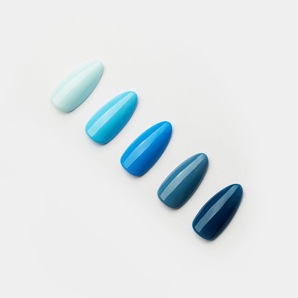 Gelous gel nail polish Blues Polish Pack - photographed in Australia