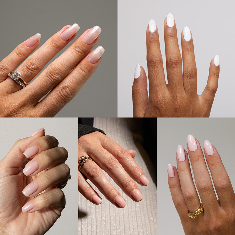 Gelous gel nail polish Bridal Ultimate Starter Kit - photographed in Australia on models