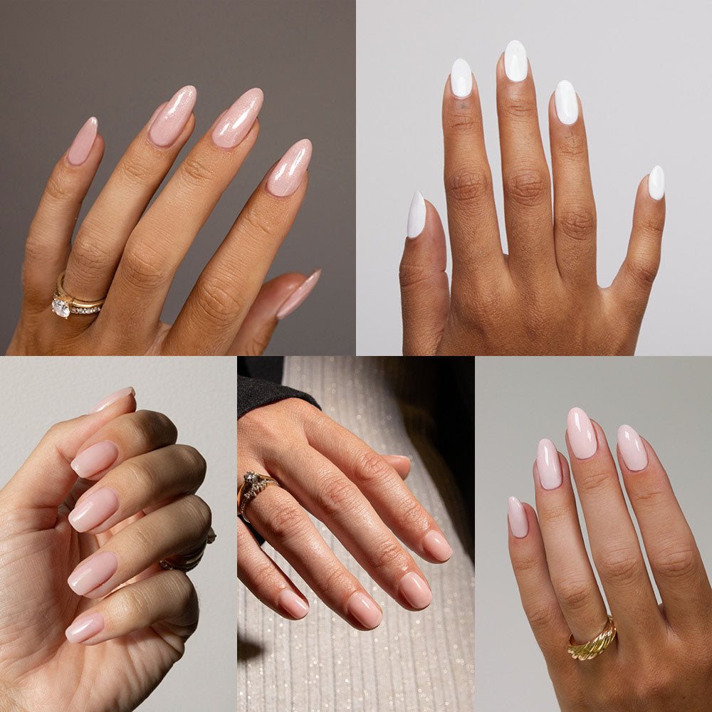 Gelous gel nail polish Bridal Polish Pack - photographed in Australia