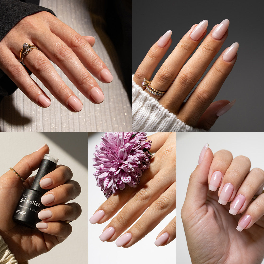 Gelous gel nail polish Barely There Polish Pack - photographed in Australia