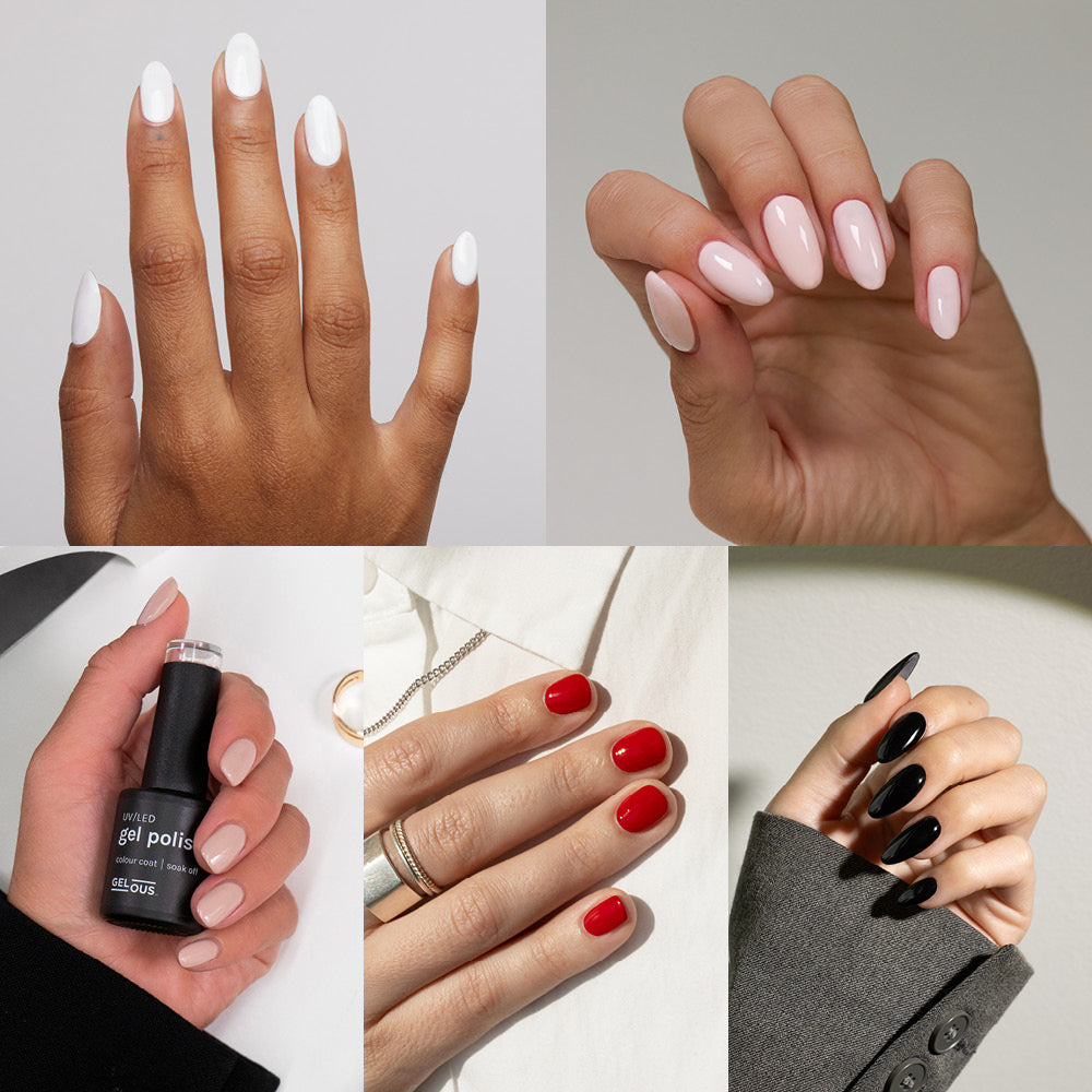 Gelous gel nail polish Best Sellers Ultimate Starter Kit - photographed in Australia on model