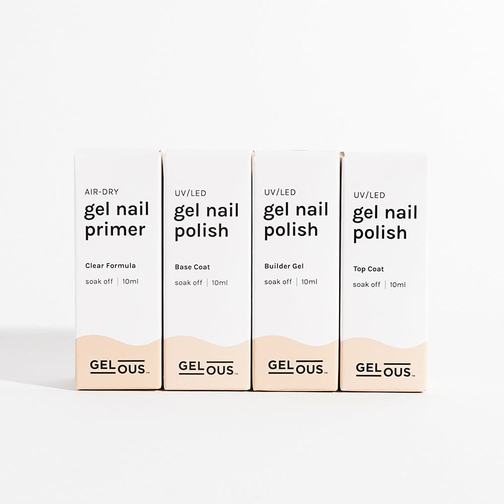 Gelous gel nail polish Essentials Polish Pack - photographed in Australia