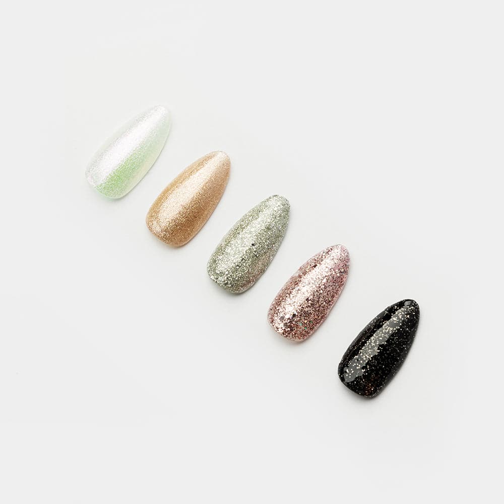 Gelous gel nail polish Glitters Polish Pack - photographed in Australia