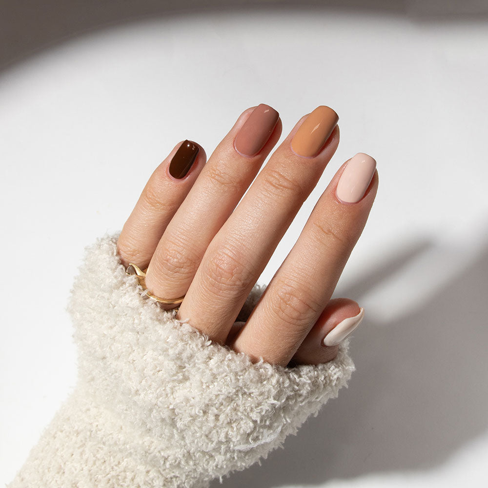 Nudes &amp; Browns Polish Pack - photographed in Australia on model