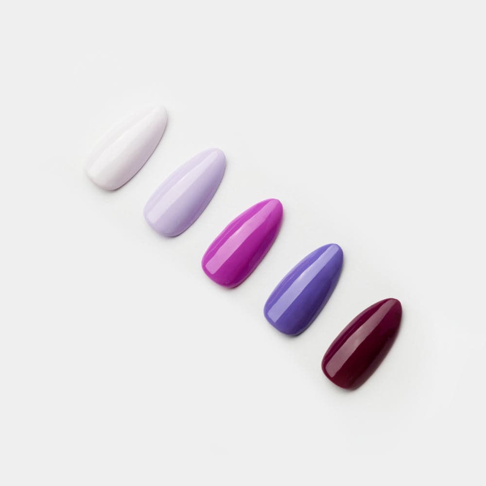 Gelous gel nail polish Purples Polish Pack - photographed in Australia