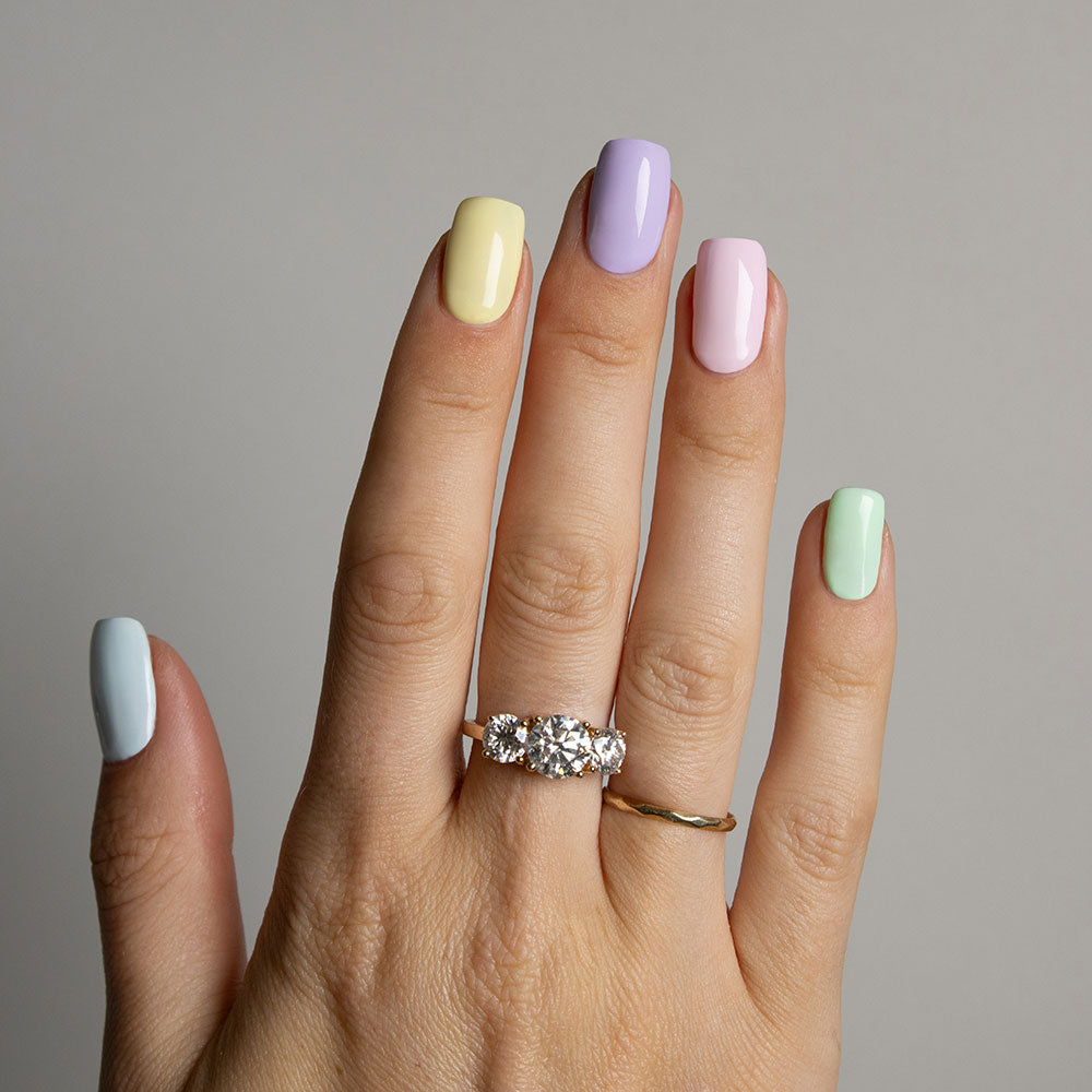 Gelous Pastel gel nail polish pack - photographed in Australia on model