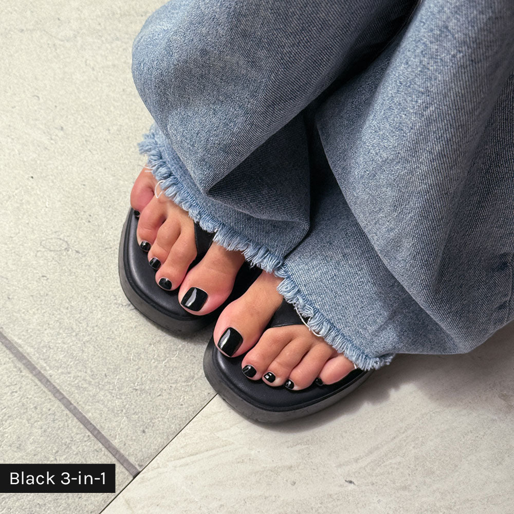 3-in-1 Pedi Polish Starter Kit flat lay - photographed in Australia