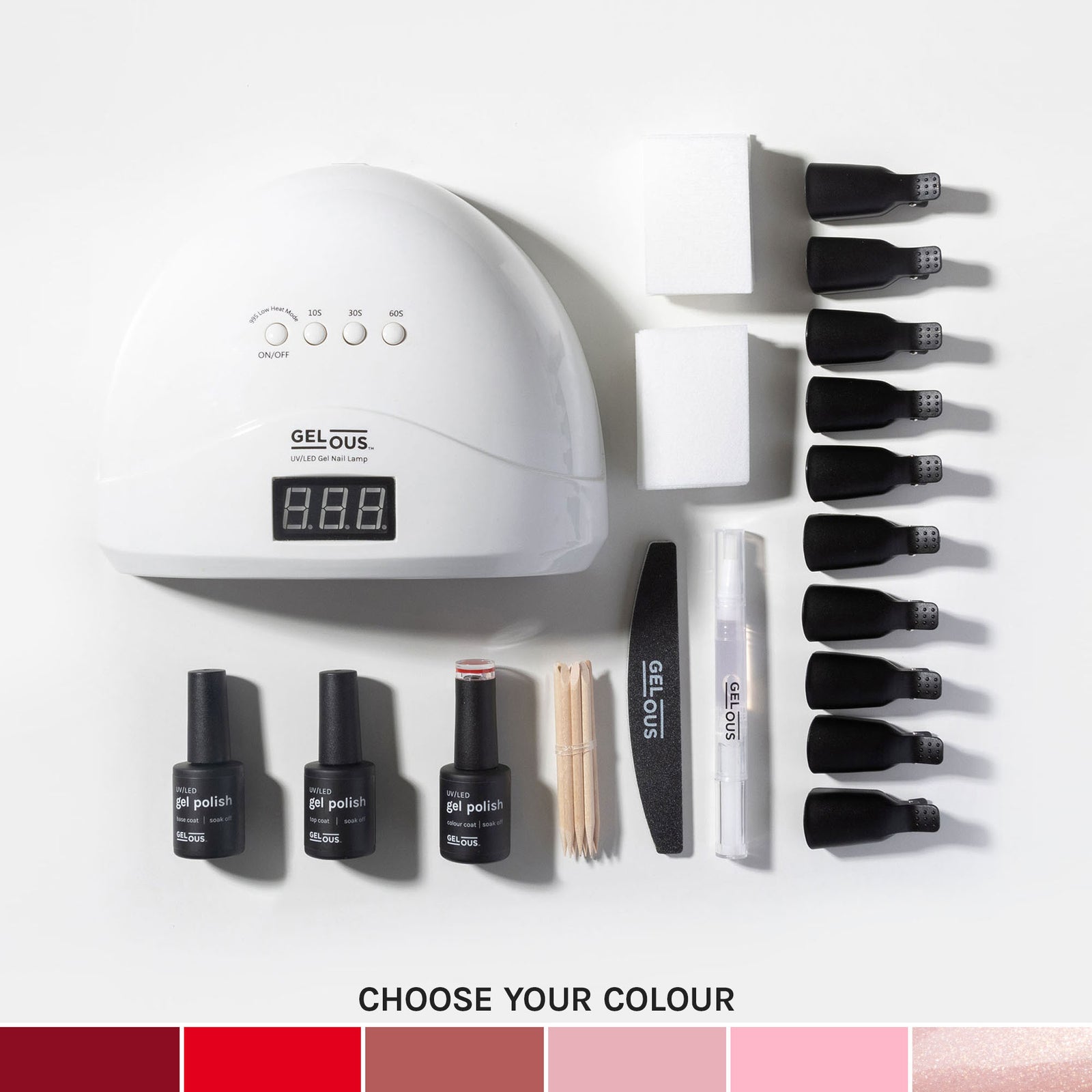 Gelous gel nail polish Blooms & Berries Starter Kit - photographed in Australia