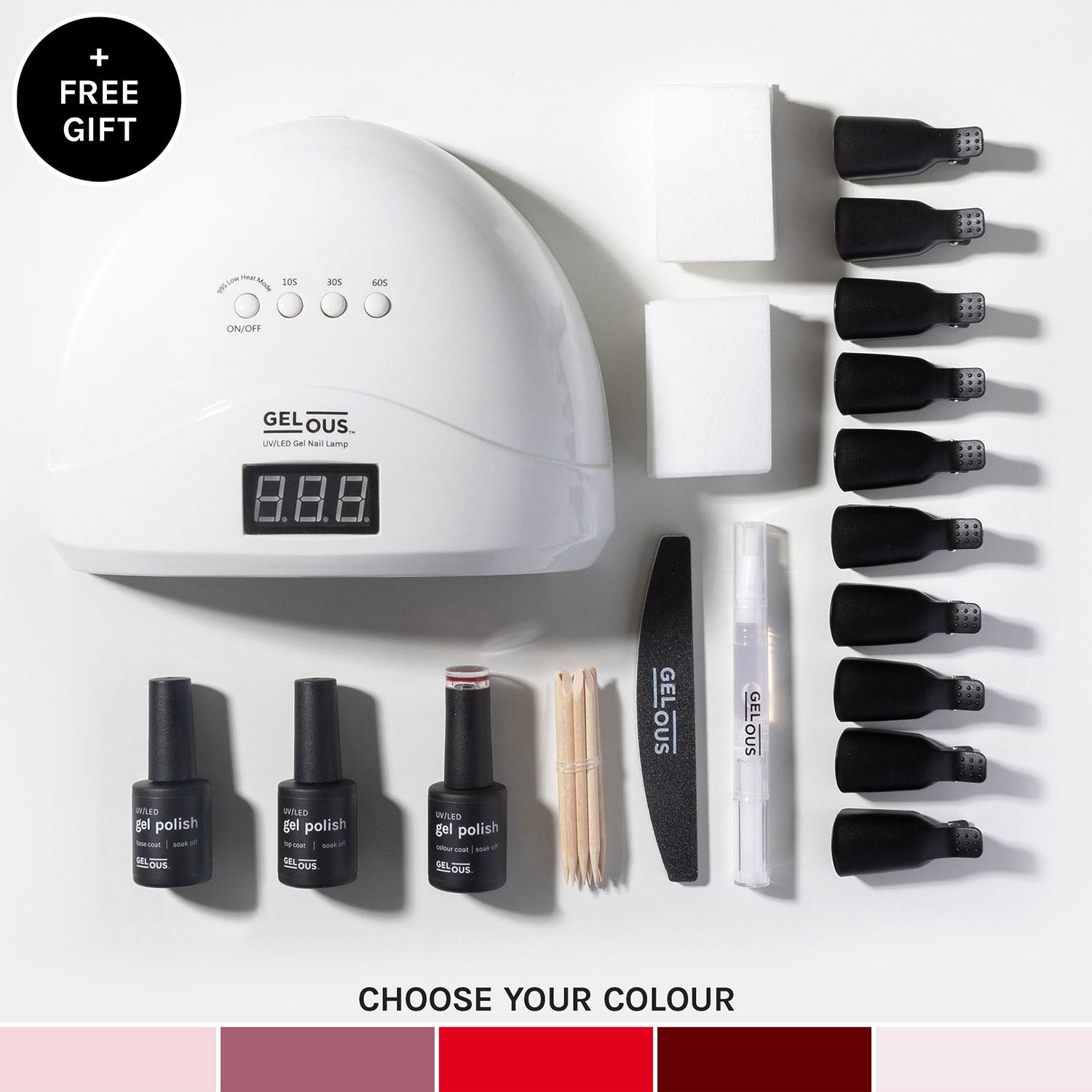 Gelous gel nail polish Gifting Starter Kit - photographed in Australia