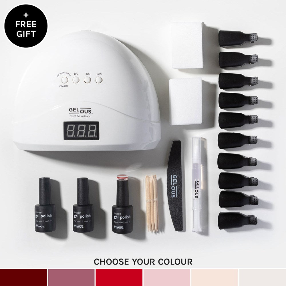 Gelous gel nail polish Signature Starter Kit - photographed in Australia