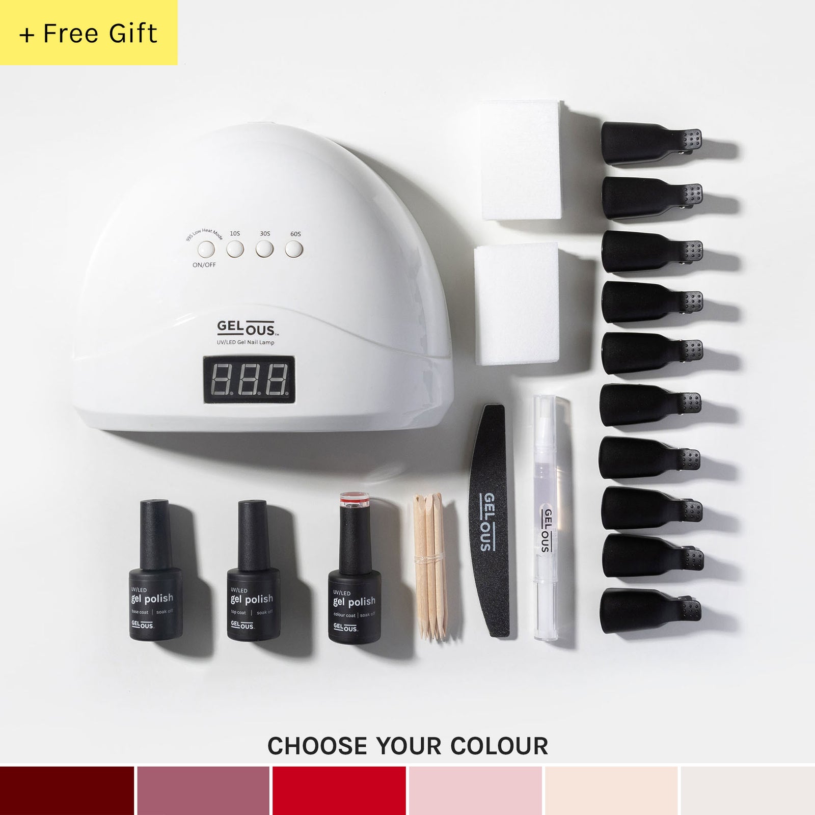 Gelous gel nail polish Signature Starter Kit - photographed in Australia