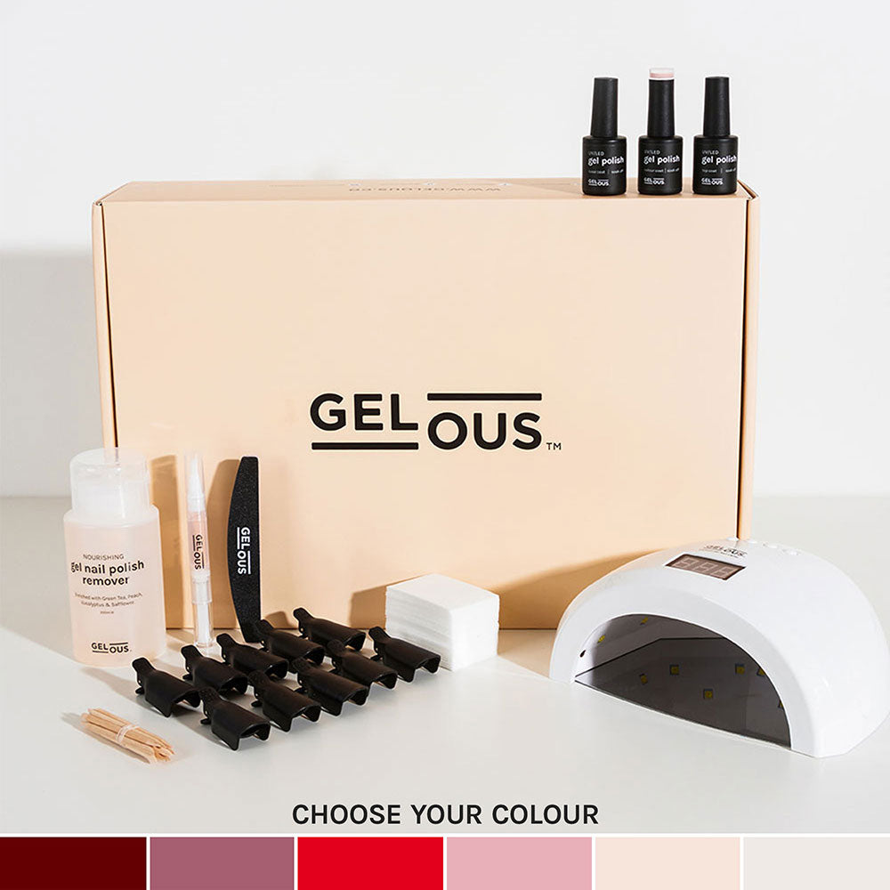 Gelous gel nail polish Signature Starter Kit - photographed in Australia