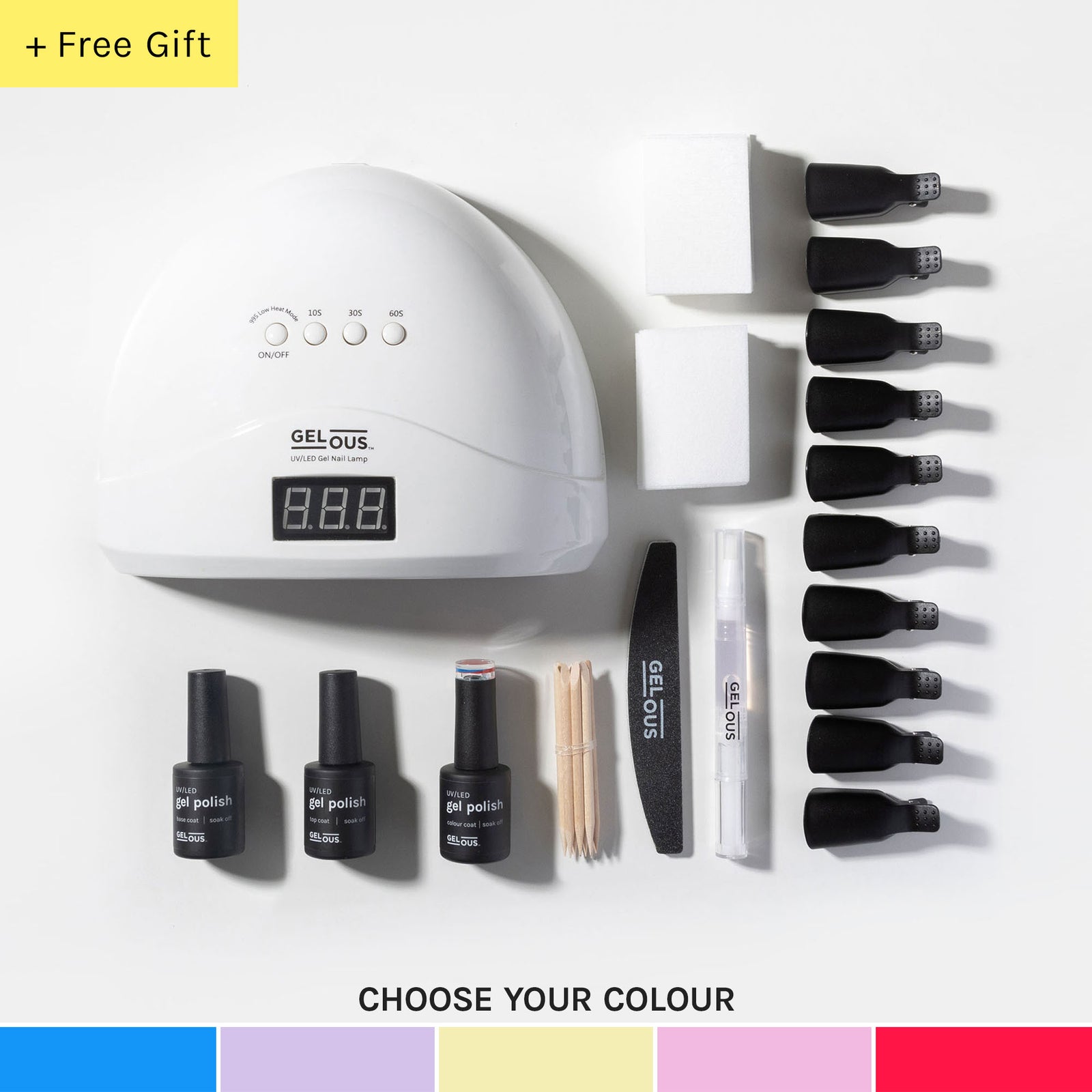 Gelous gel nail polish Summer Starter Kit - photographed in Australia