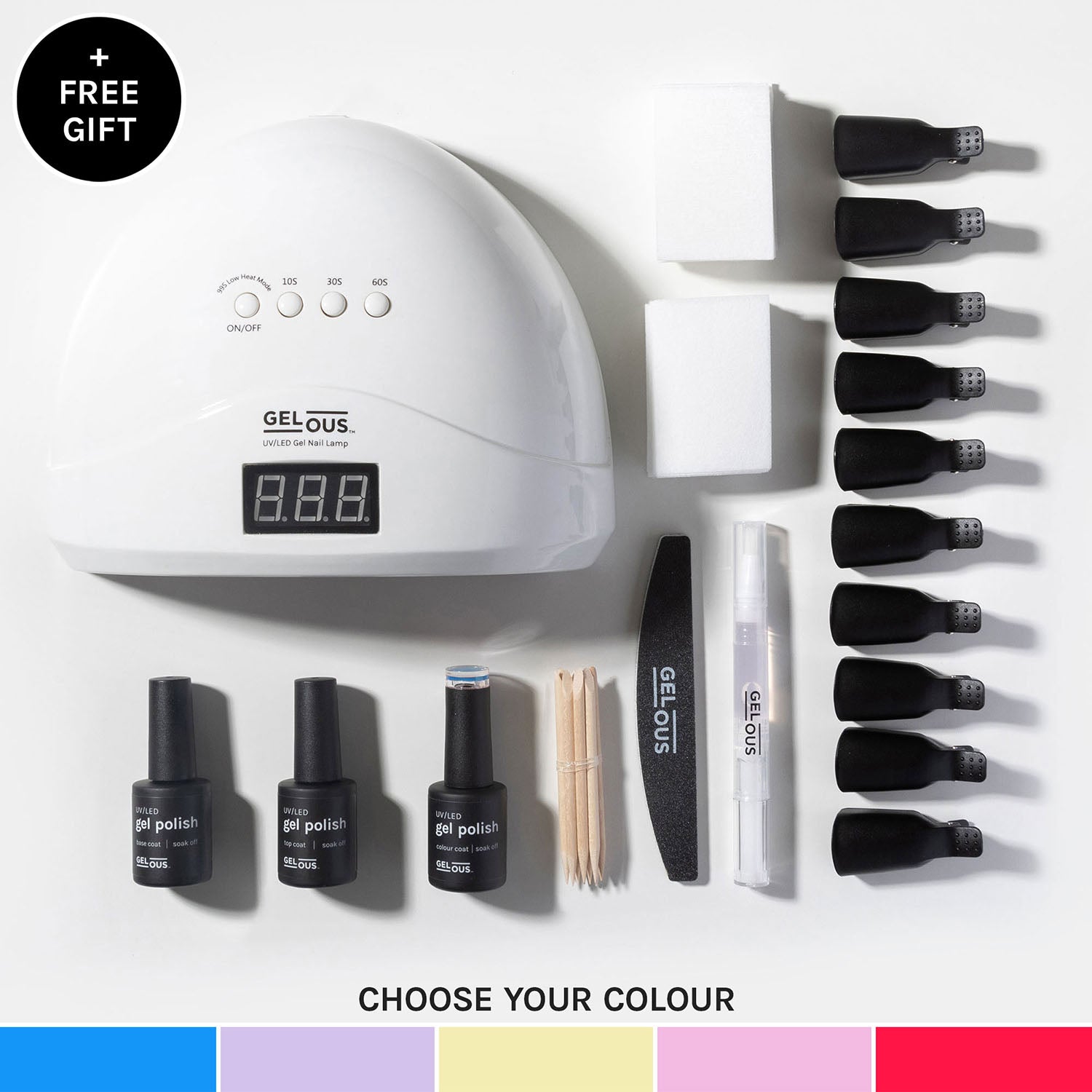 Gelous gel nail polish Summer Starter Kit - photographed in Australia