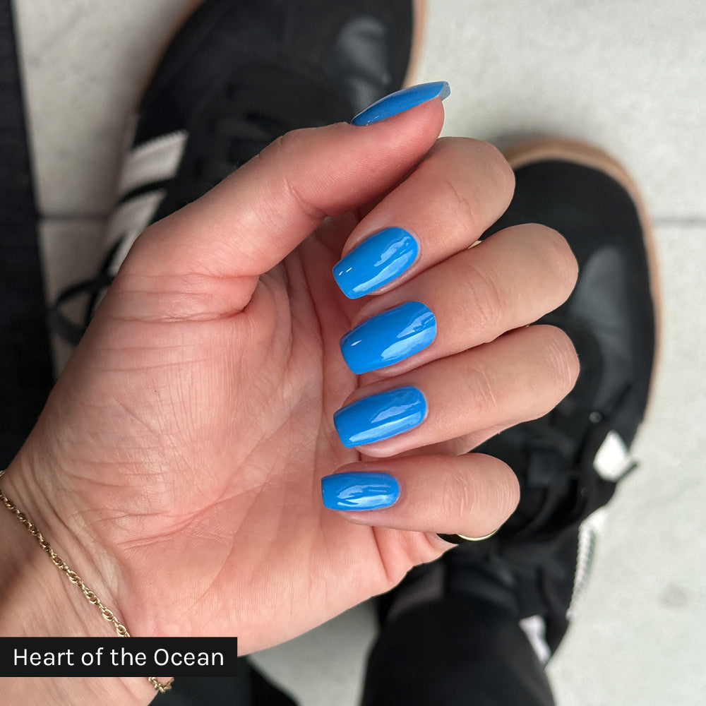 Gelous gel nail polish Summer Starter Kit Heart of the Ocean - photographed in Australia