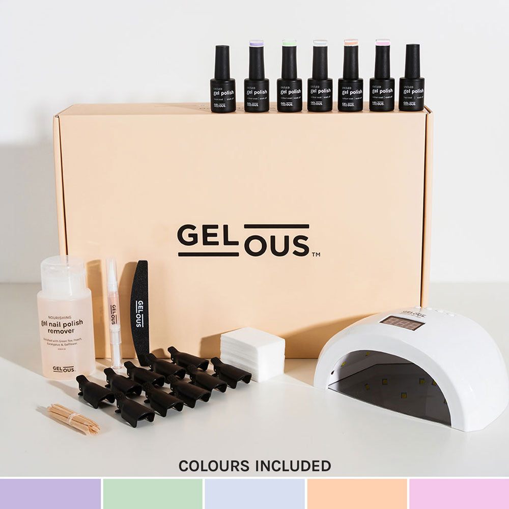Gelous gel nail polish Soft Ultimate Starter Kit - photographed in Australia