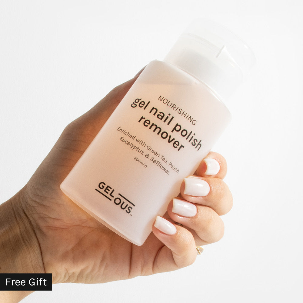 Gelous HEMA & TPO-Free Starter Gel Manicure Kit Flat Lay - Photographed in Australia