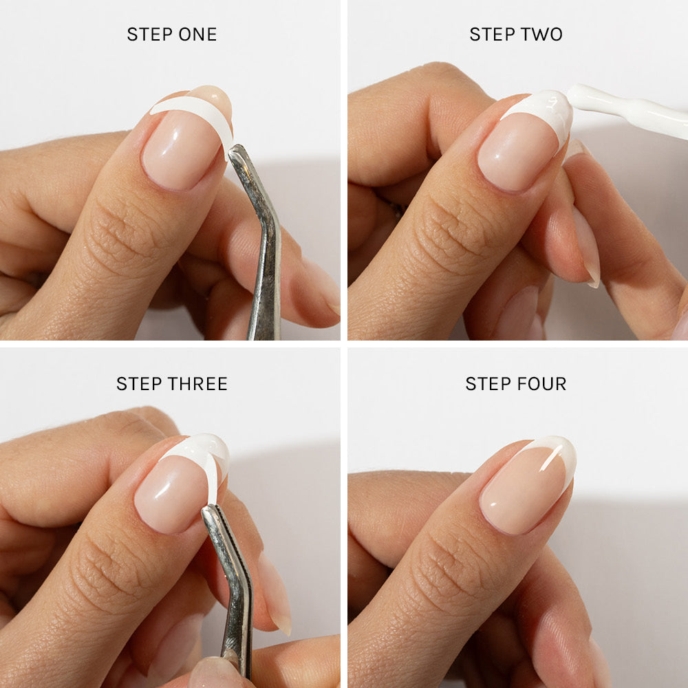 French Nail Tip Guides - photographed in Australia on model