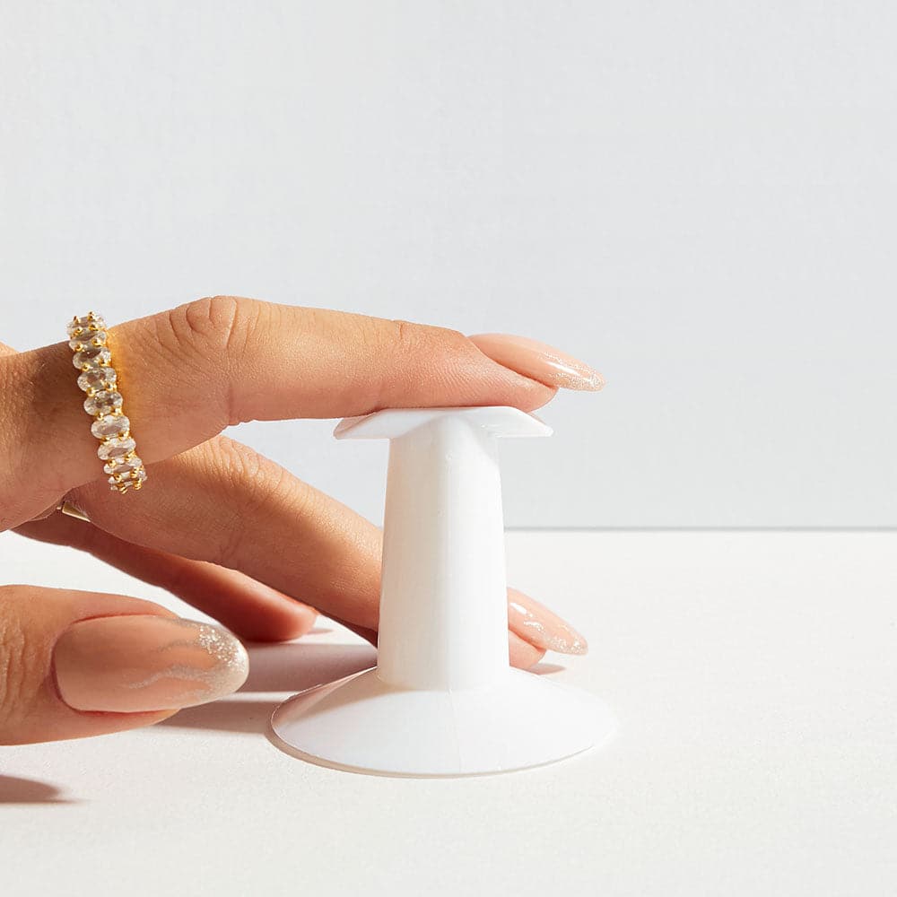 Gelous Gel Nail Painting Finger Rest - photographed in Australia with model