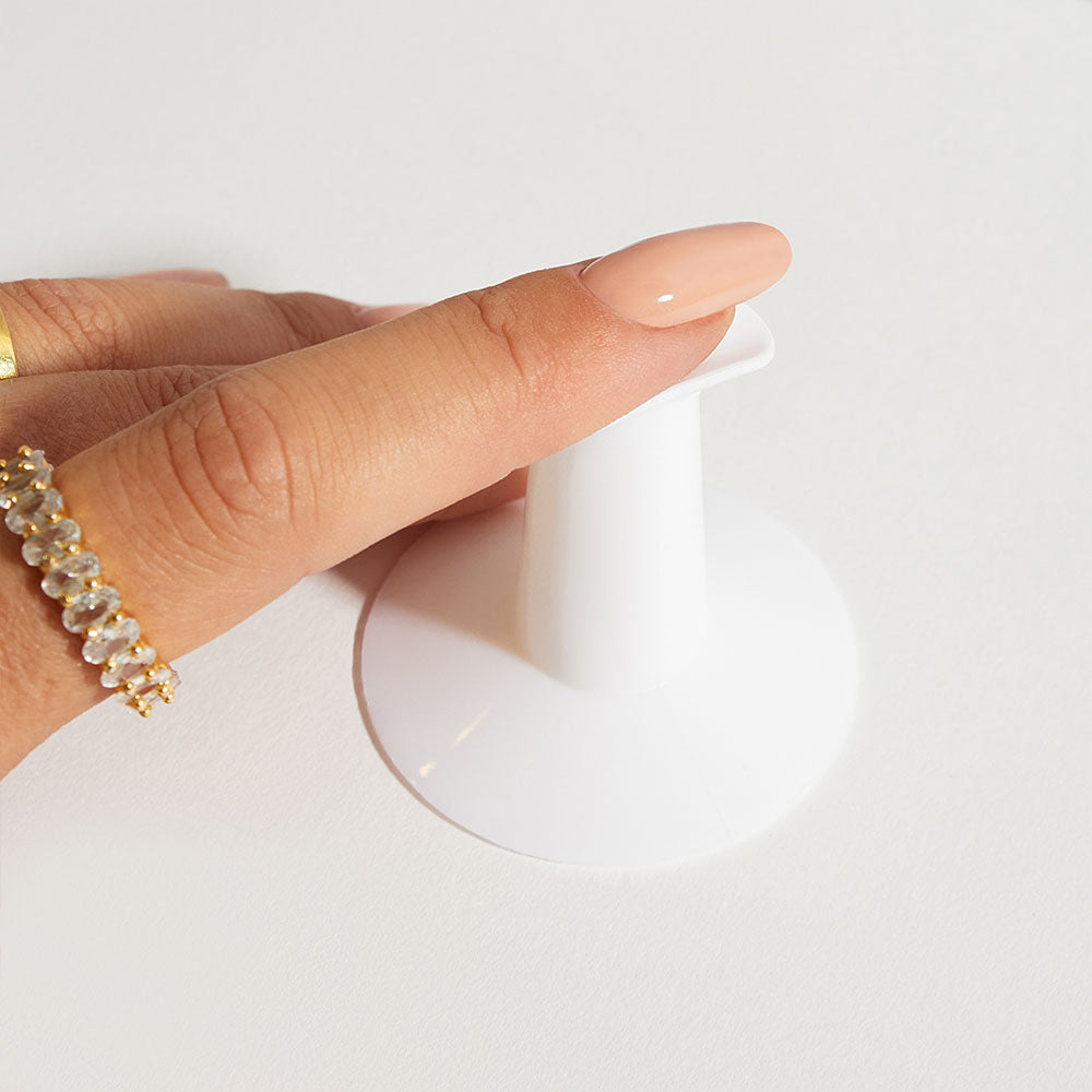 Gelous Gel Nail Painting Finger Rest - photographed in Australia with model