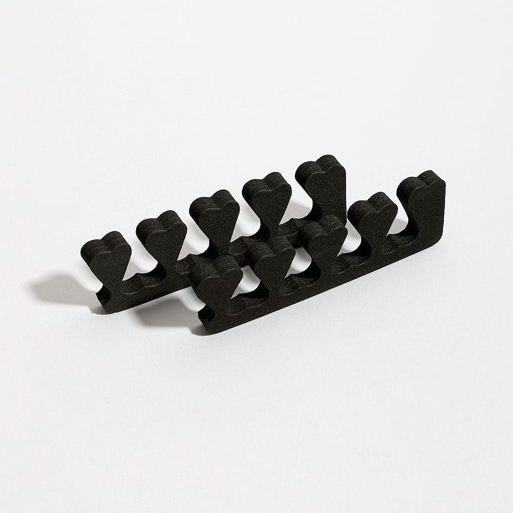 Black Foam Pedicure Toe Separators product photo - photographed in Australia