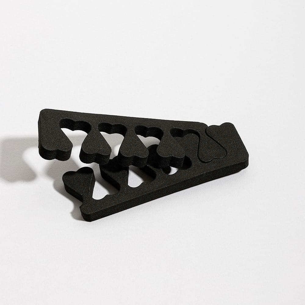 Black Foam Pedicure Toe Separators product photo - photographed in Australia