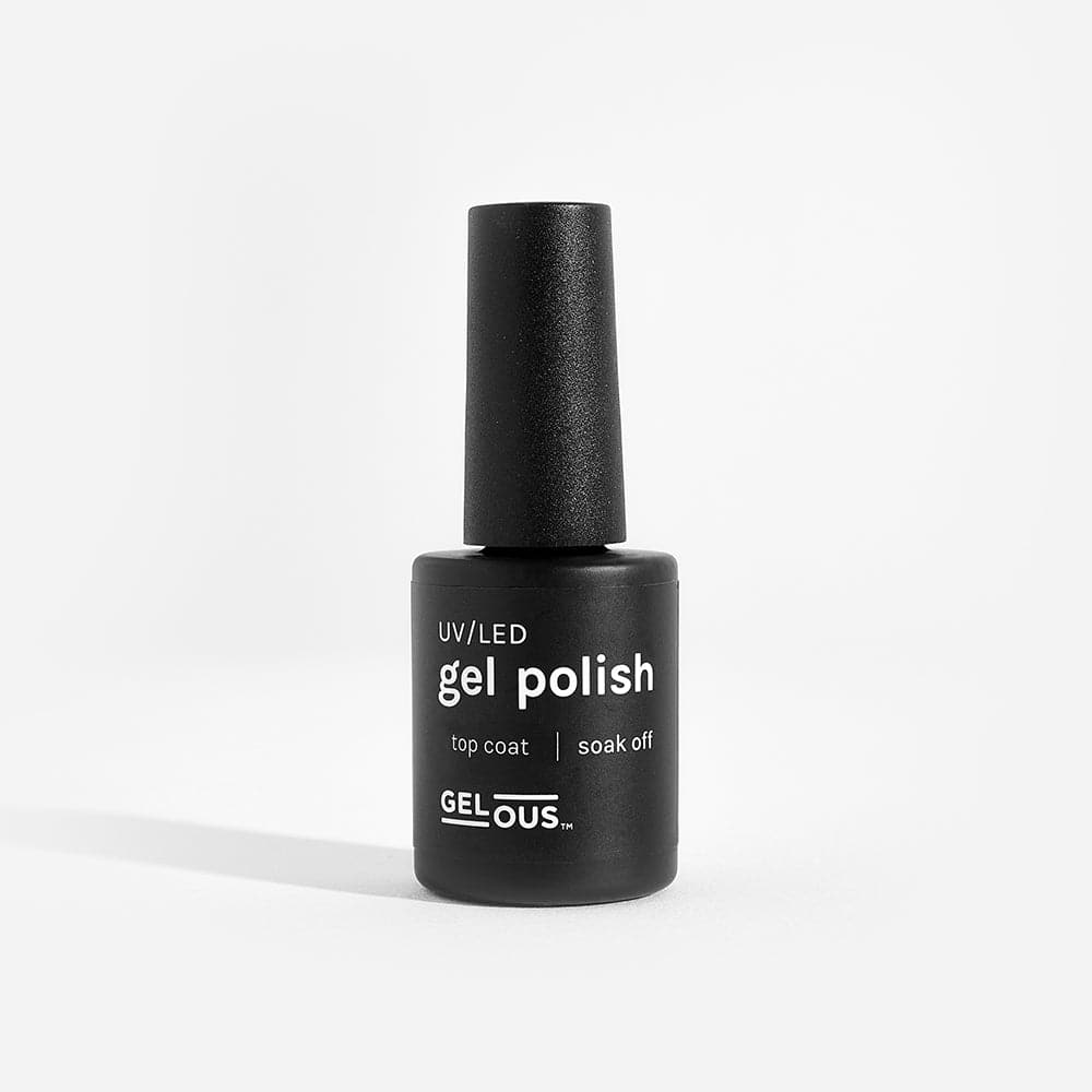 Gelous Gloss Top Coat gel nail polish - photographed in Australia