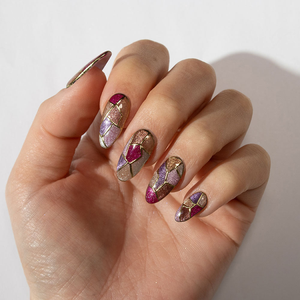 Gelous Matte Top Coat gel nail polish on model - photographed in Australia