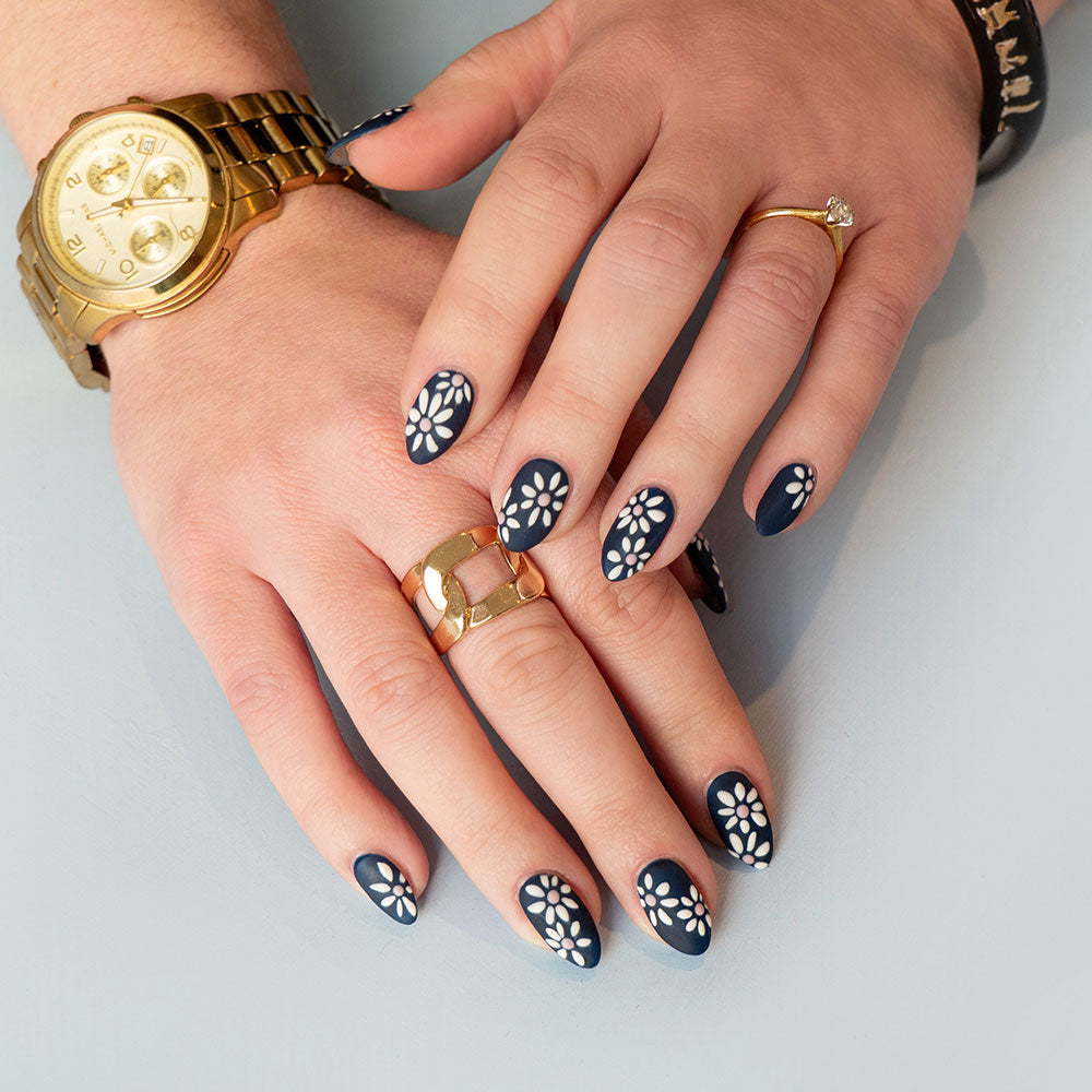 Gelous Matte Top Coat gel nail polish on model - photographed in Australia