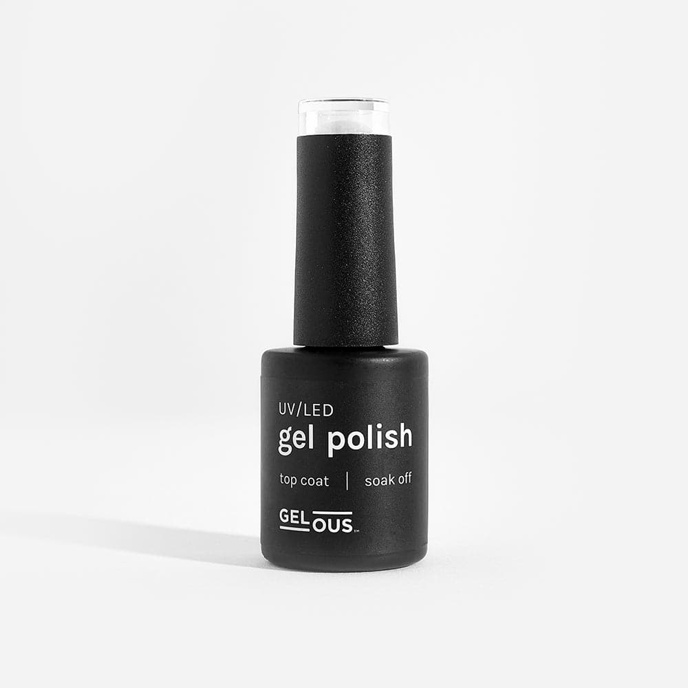 Gelous Matte Top Coat gel nail polish - photographed in Australia
