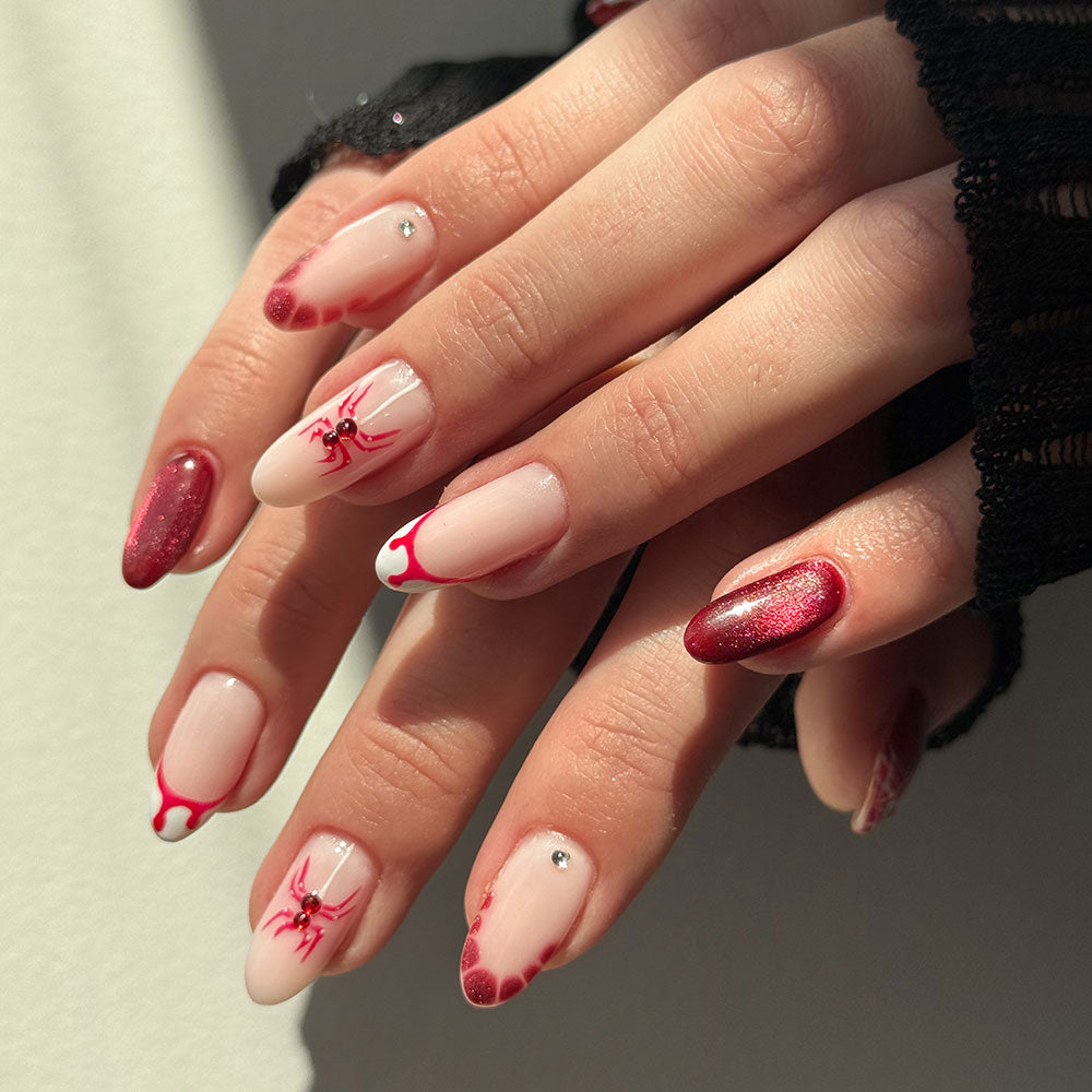 Gelous Velvet Jewel gel nail polish - photographed in Australia on model