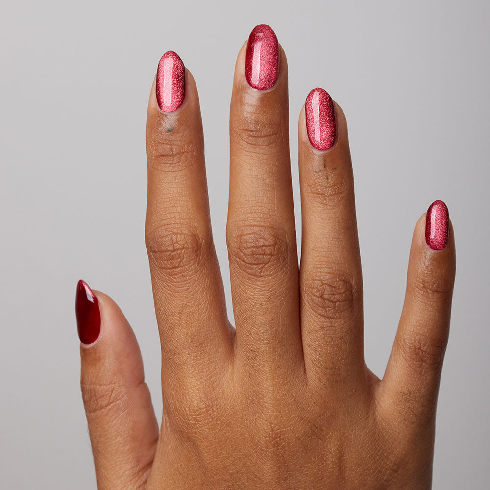 Gelous Velvet Jewel gel nail polish - photographed in Australia on model