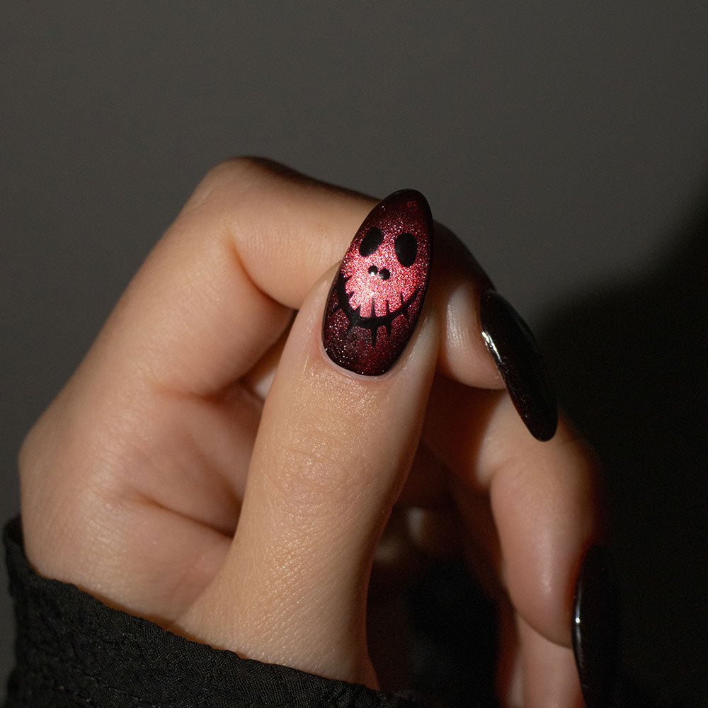 Gelous Velvet Jewel gel nail polish - photographed in Australia on model