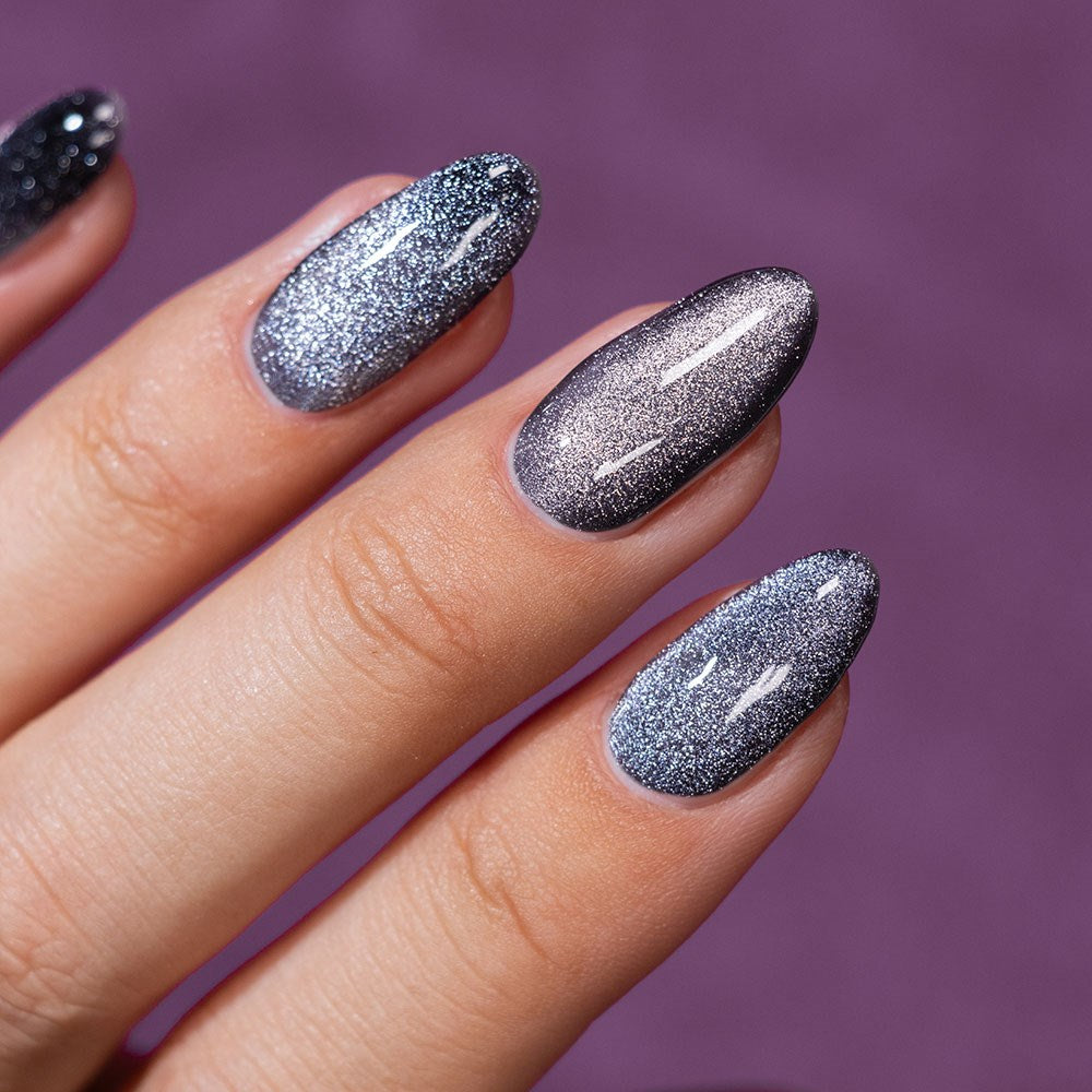 Gelous Velvet Night gel nail polish - photographed in Australia on model