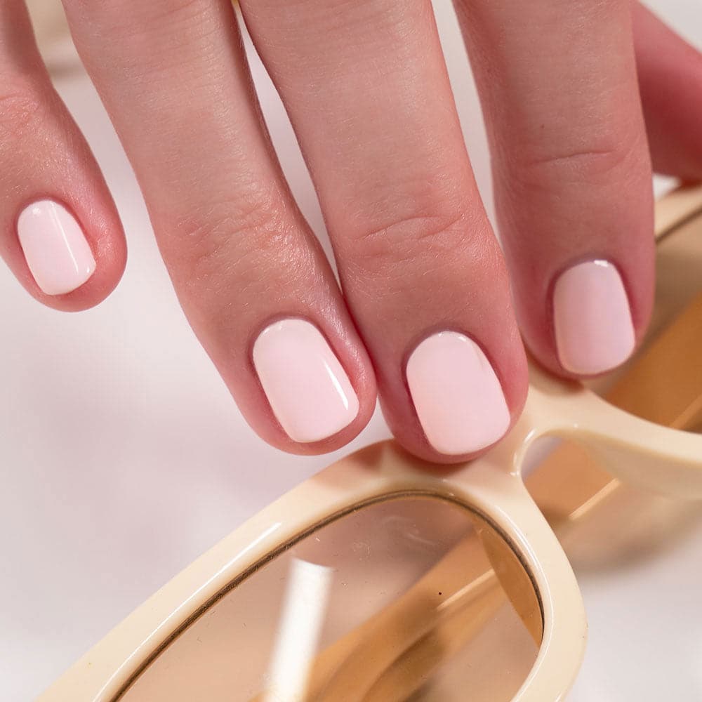 Gelous A Little Bit Nude gel nail polish - photographed in Australia on model