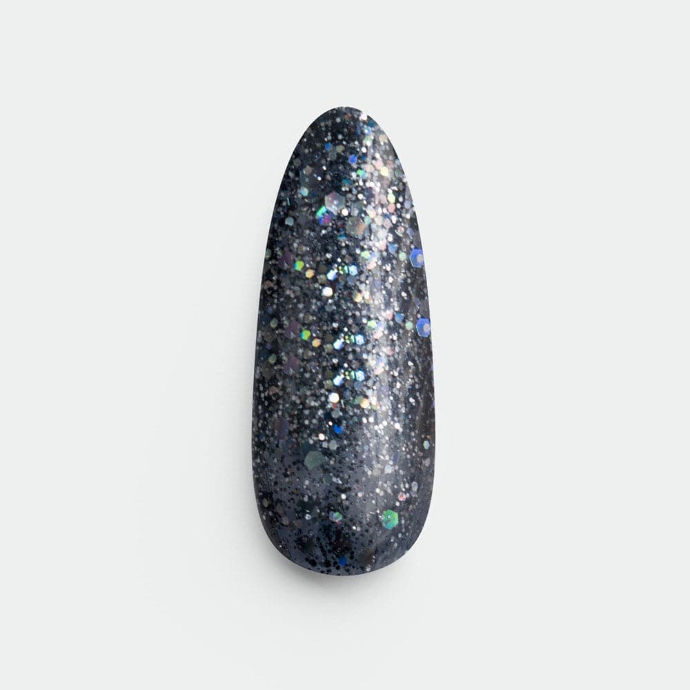Gelous Black Magic Matte gel nail polish swatch - photographed in Australia