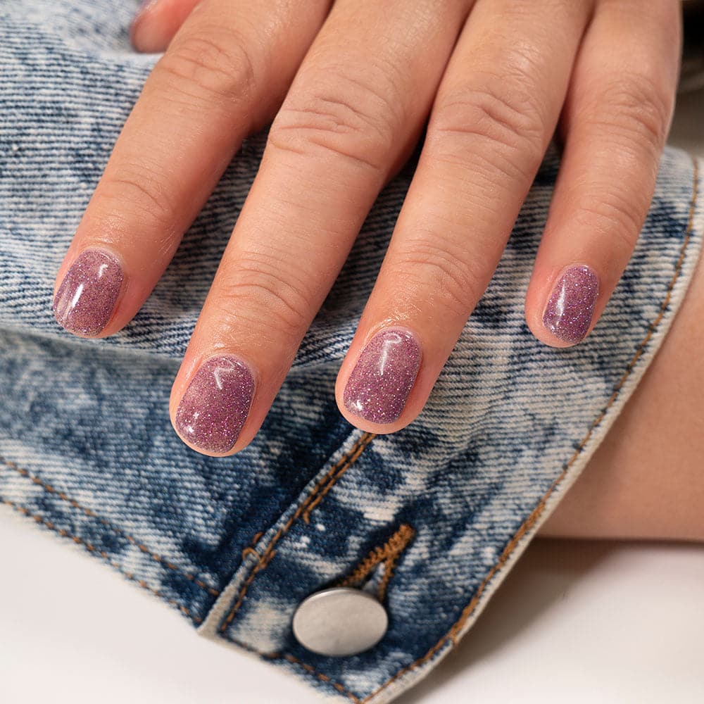 Gelous Burlesque gel nail polish - photographed in Australia on model