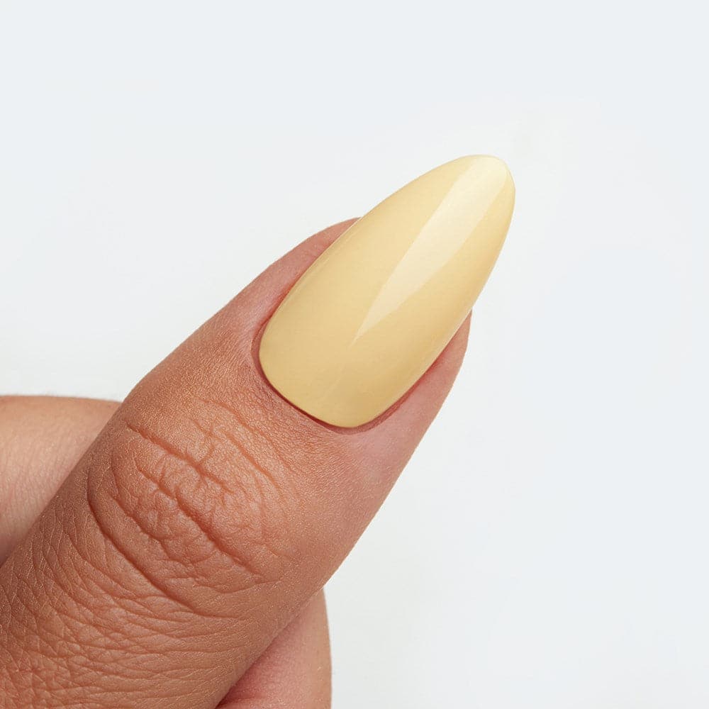 Gelous Go Bananas gel nail polish - photographed in Australia on model