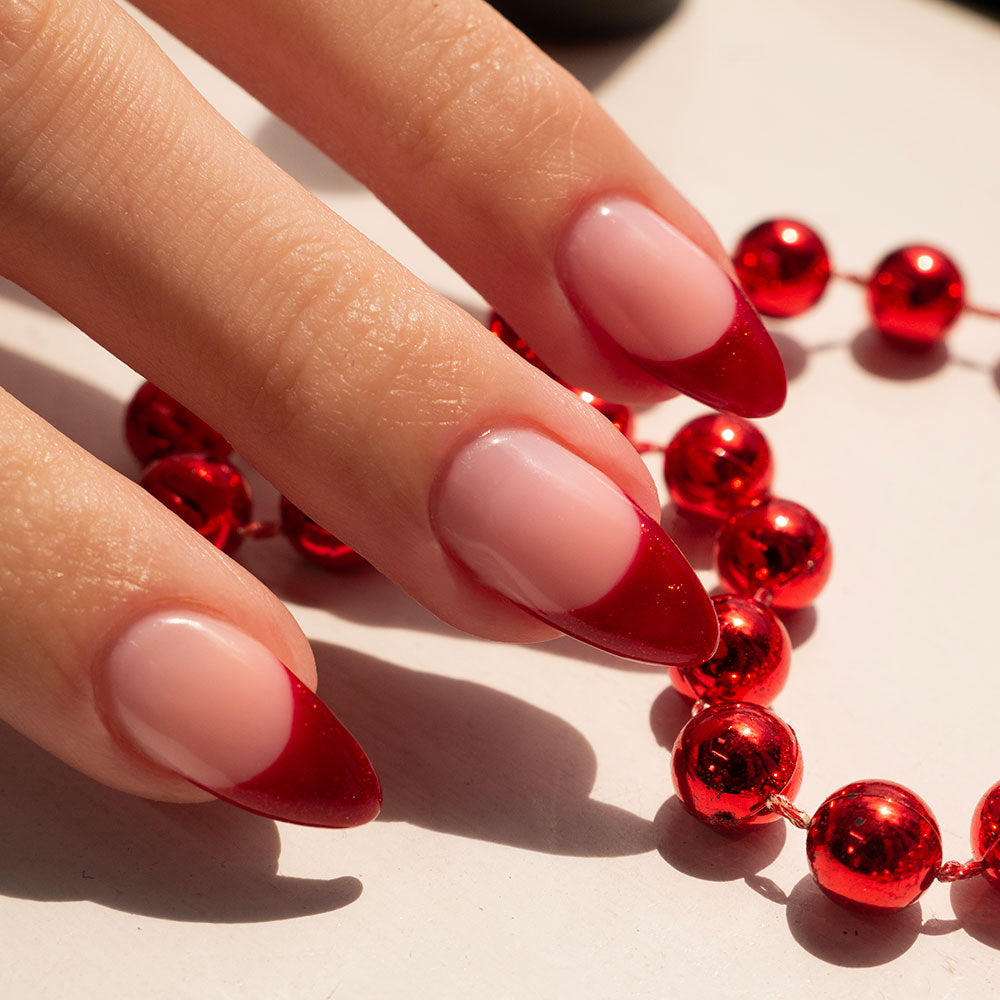 Gelous Poison Apple gel nail polish - photographed in Australia on model