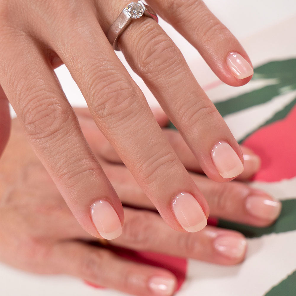 Gelous Spilt Milk gel nail polish - photographed in Australia on model