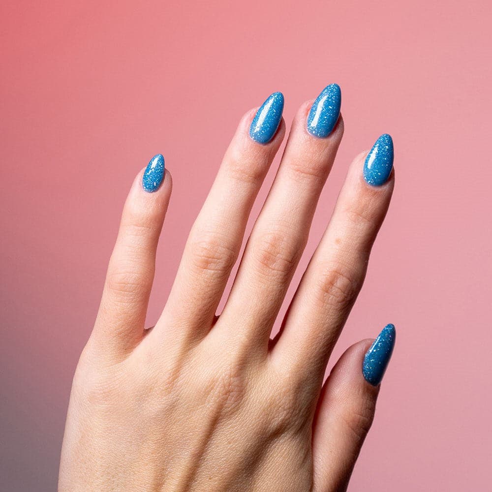 Gelous Thermal Bliss gel nail polish - photographed in Australia on model