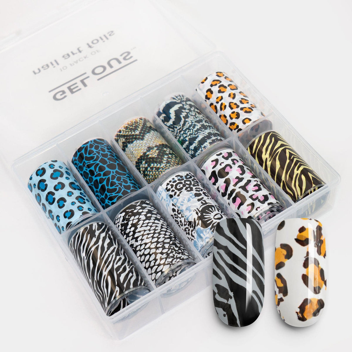Gelous Be Wild Nail Art Foils product photo - photographed in Australia