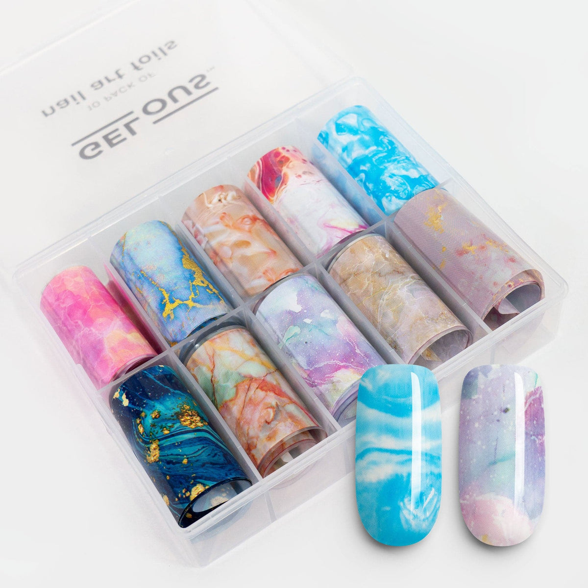 Gelous Marble Nail Art Foils product photo - photographed in Australia