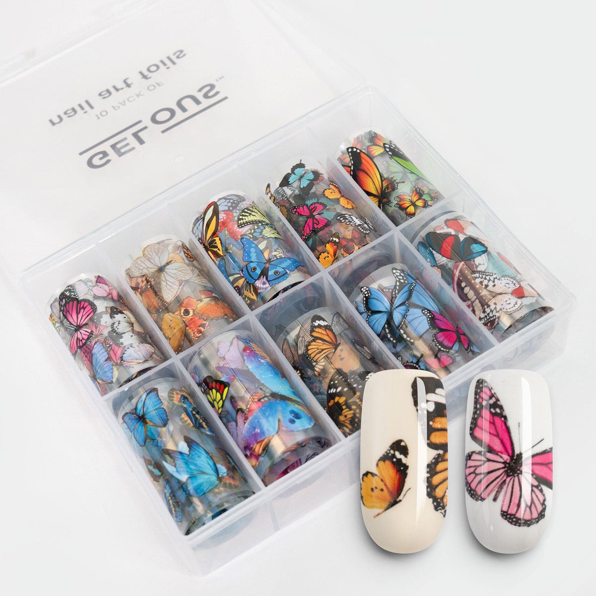 Gelous Butterfly Wings Nail Art Foils product photo - photographed in Australia
