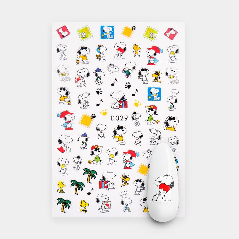 Gelous Snoopy Nail Art Stickers product photo - photographed in Australia