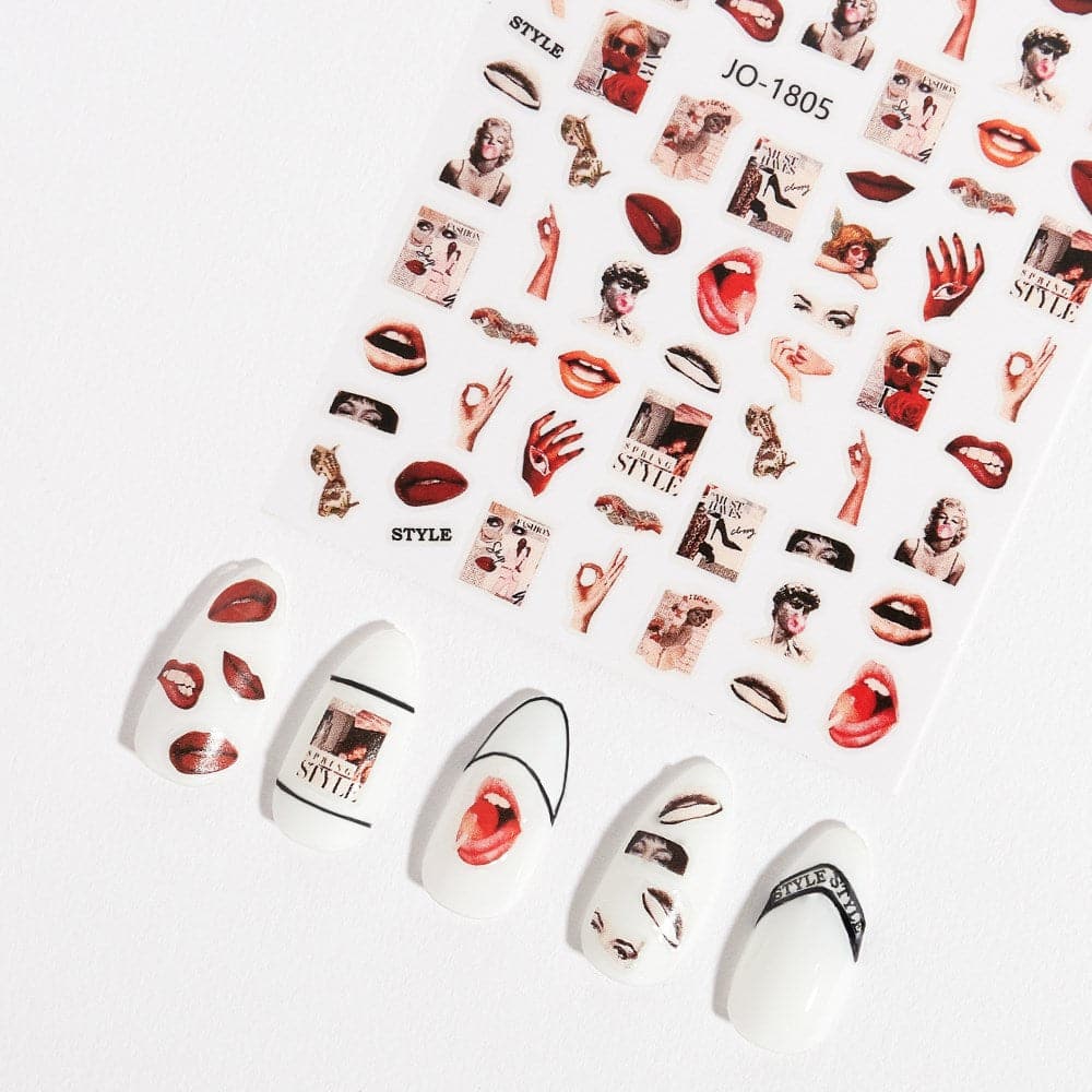 Gelous In Style Nail Art Stickers product photo - photographed in Australia