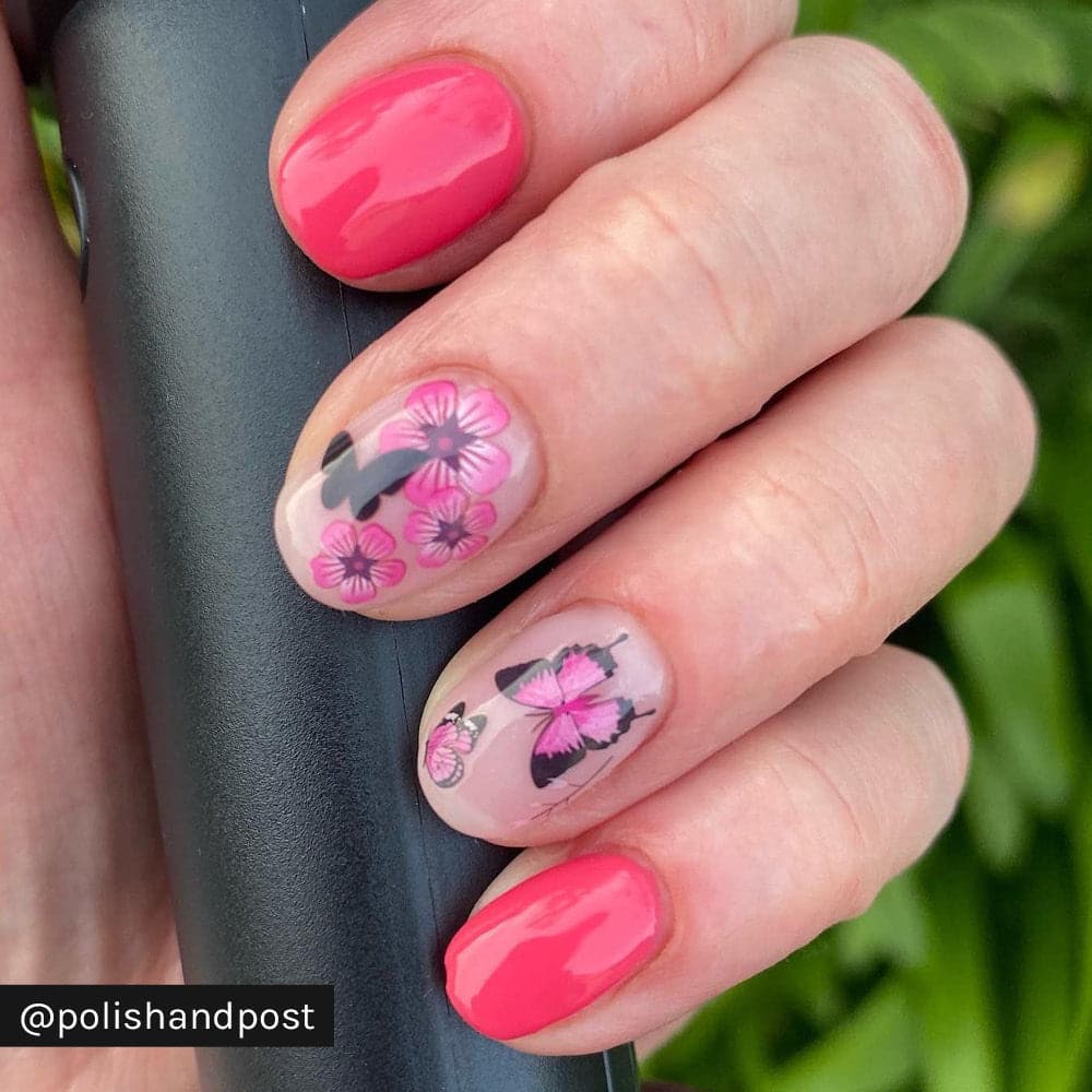 Gelous Colourful Butterflies Water Nail Transfers - Instagram Photo