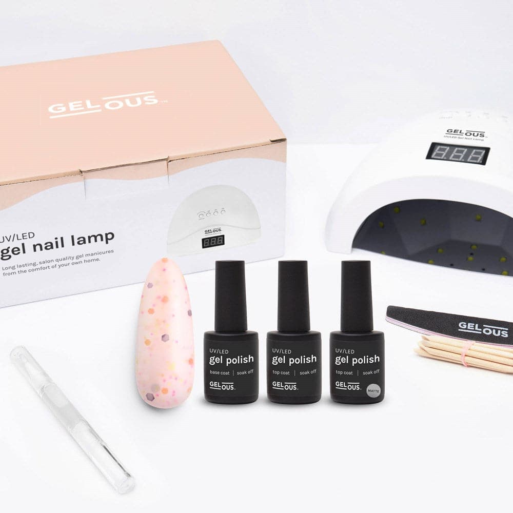 Gelous gel nail polish Hundreds and Thousands Essentials Matte Pack - photographed in Australia