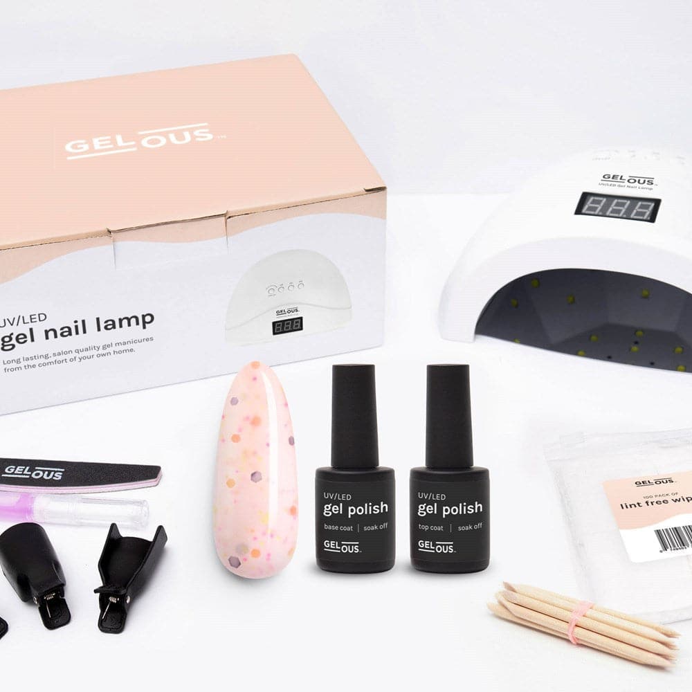 Gelous gel nail polish Hundreds and Thousands Starter Pack - photographed in Australia