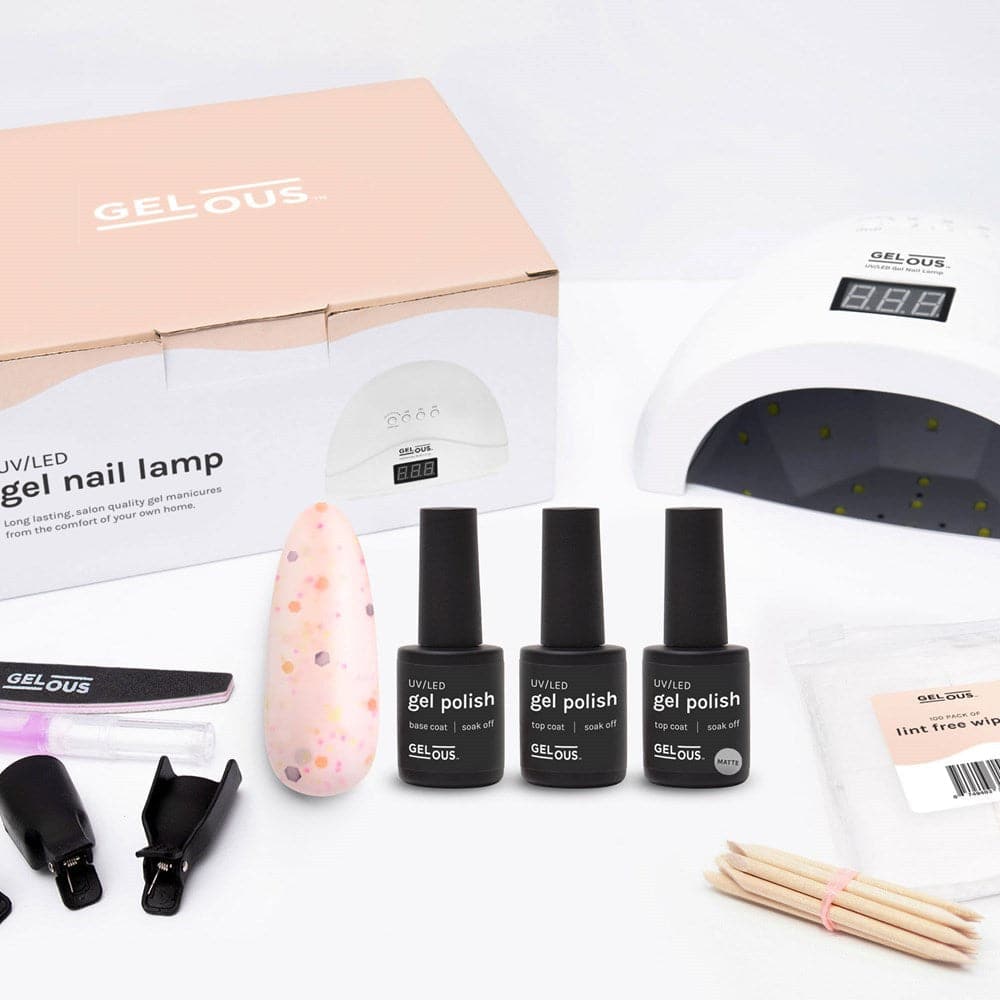Gelous gel nail polish Hundreds and Thousands Starter Matte Pack - photographed in Australia